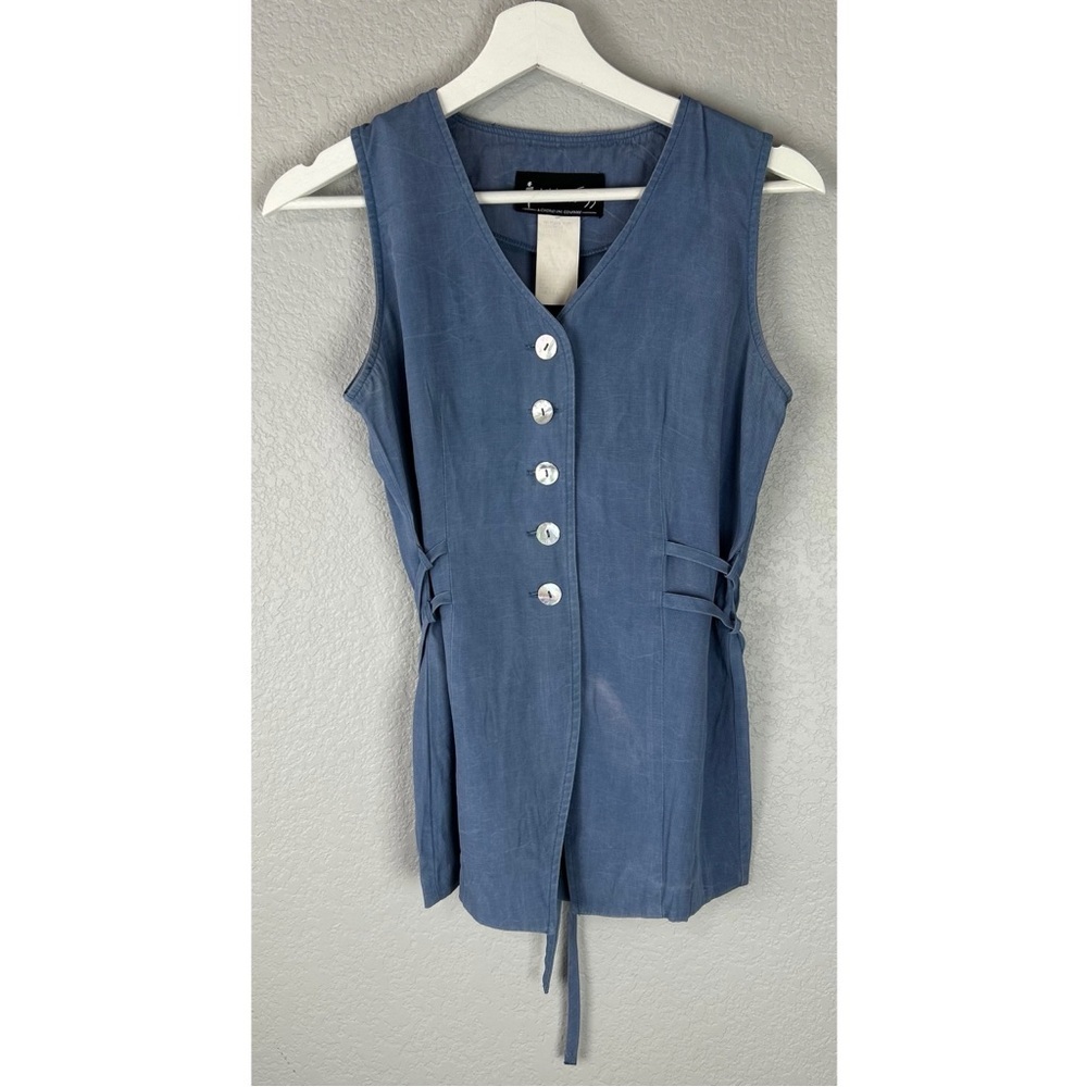 All That Jazz Vintage 90s Womens Vest and Pant Suit Resortwear, size Small 5/6 - Picture 7 of 15
